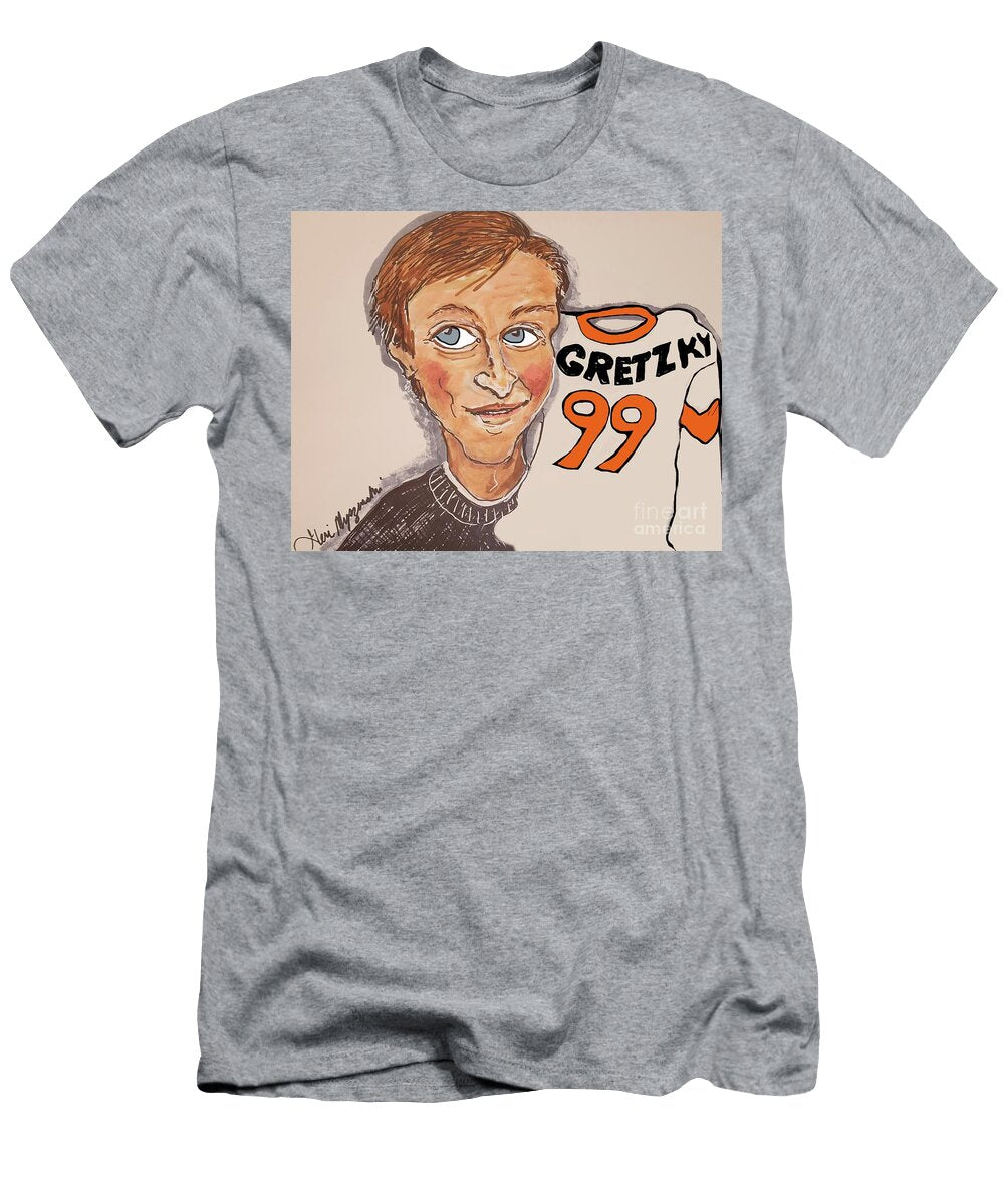 Wayne Gretzky Number 99 Geraldine Myszenski T-Shirt