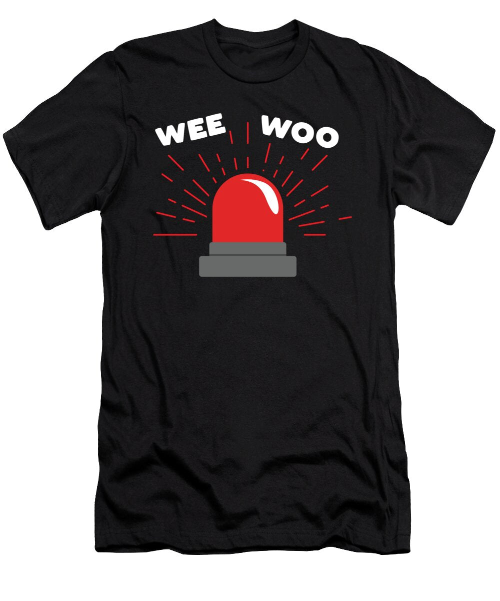Wee Woo Ambulance Paramedic Emergency Medic Gift Haselshirt T-Shirt