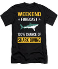 Weekend Forecast Shark Diving Diver Petrona Romero T-Shirt