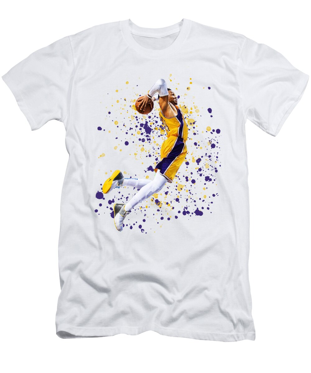 Westbrook Basketball Art Ivan Gospodinov T-Shirt