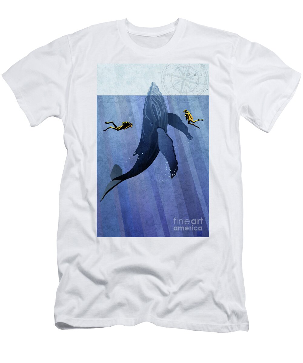 Whale Dive Sassan Filsoof T-Shirt