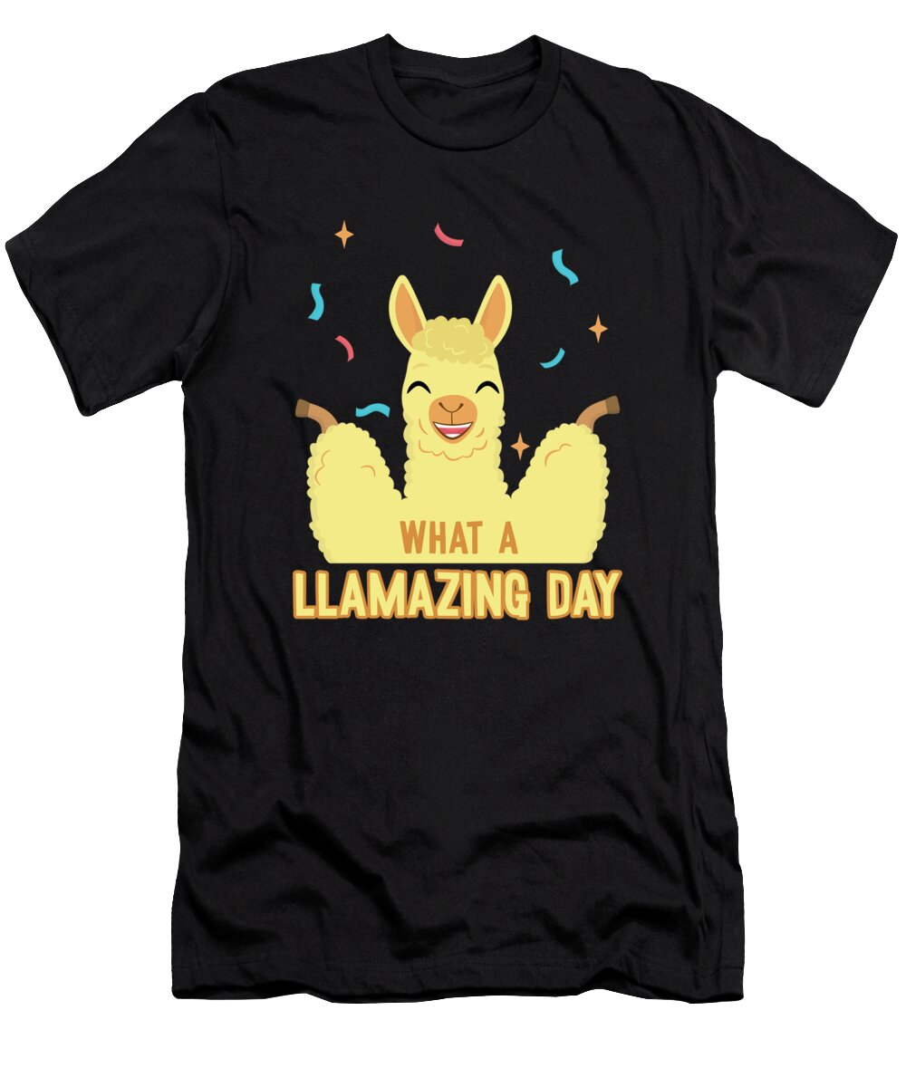 What a Llamazing Day Llama Vicuna Guanaco Breeder Alpaca Graphics Lab T-Shirt