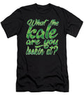 What the Kale Are You Lookin At Vegans Kale Art Dark Nikita Goel T-Shirt