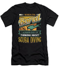 When Im Bored Always End Up Thinking Scuba Diving Orange Pieces T-Shirt