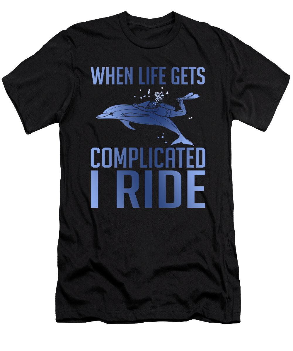 When Life Gets Complicated I Ride Do Tran Quang T-Shirt