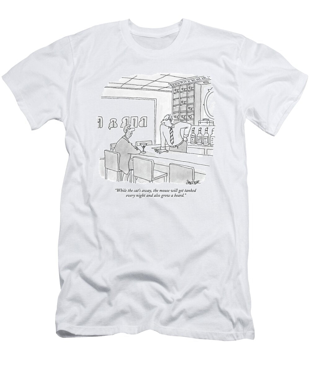 While the Cats Away Jack Ziegler T-Shirt