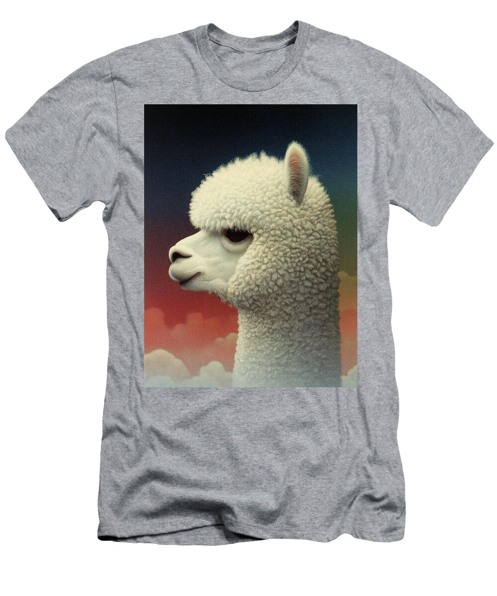Whimsical Alpaca Profile Fabrizio Cassetta T-Shirt
