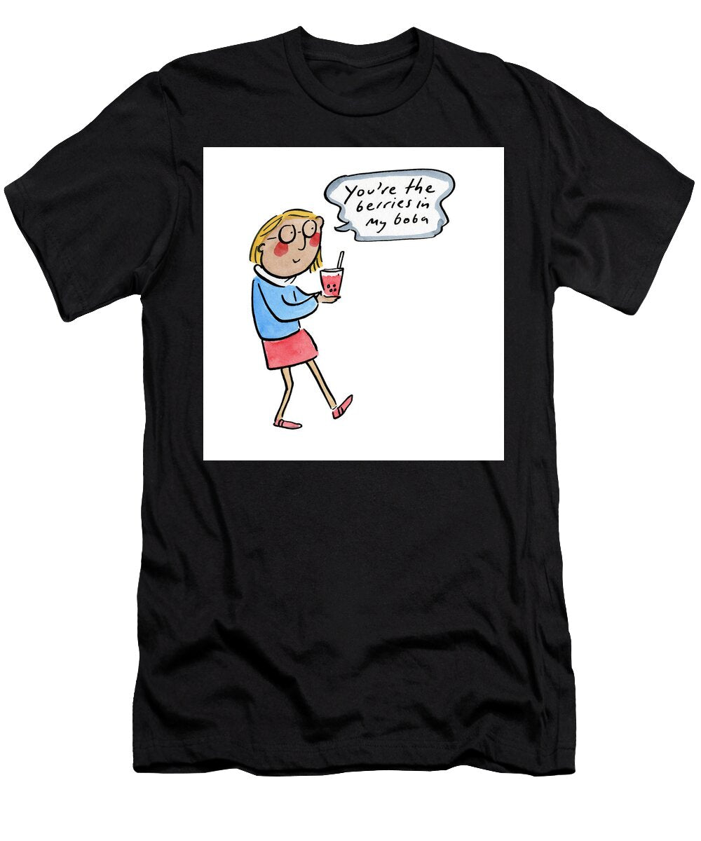 Whimsical Boba Enthusiast Rosie Brooks T-Shirt