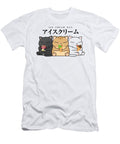 Whimsical Cat Ice Cream Trio Chubby Cats T-Shirt