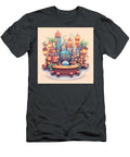 Whimsical Illuminated Cafe Scene Marc Allen T-Shirt