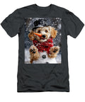 Whimsical Winter Dog Ben Tomball T-Shirt