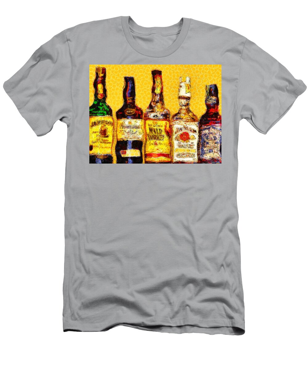 Whiskeys Inspired By Van Gogh 20140917 Wingsdomain Art and Photography T-Shirt