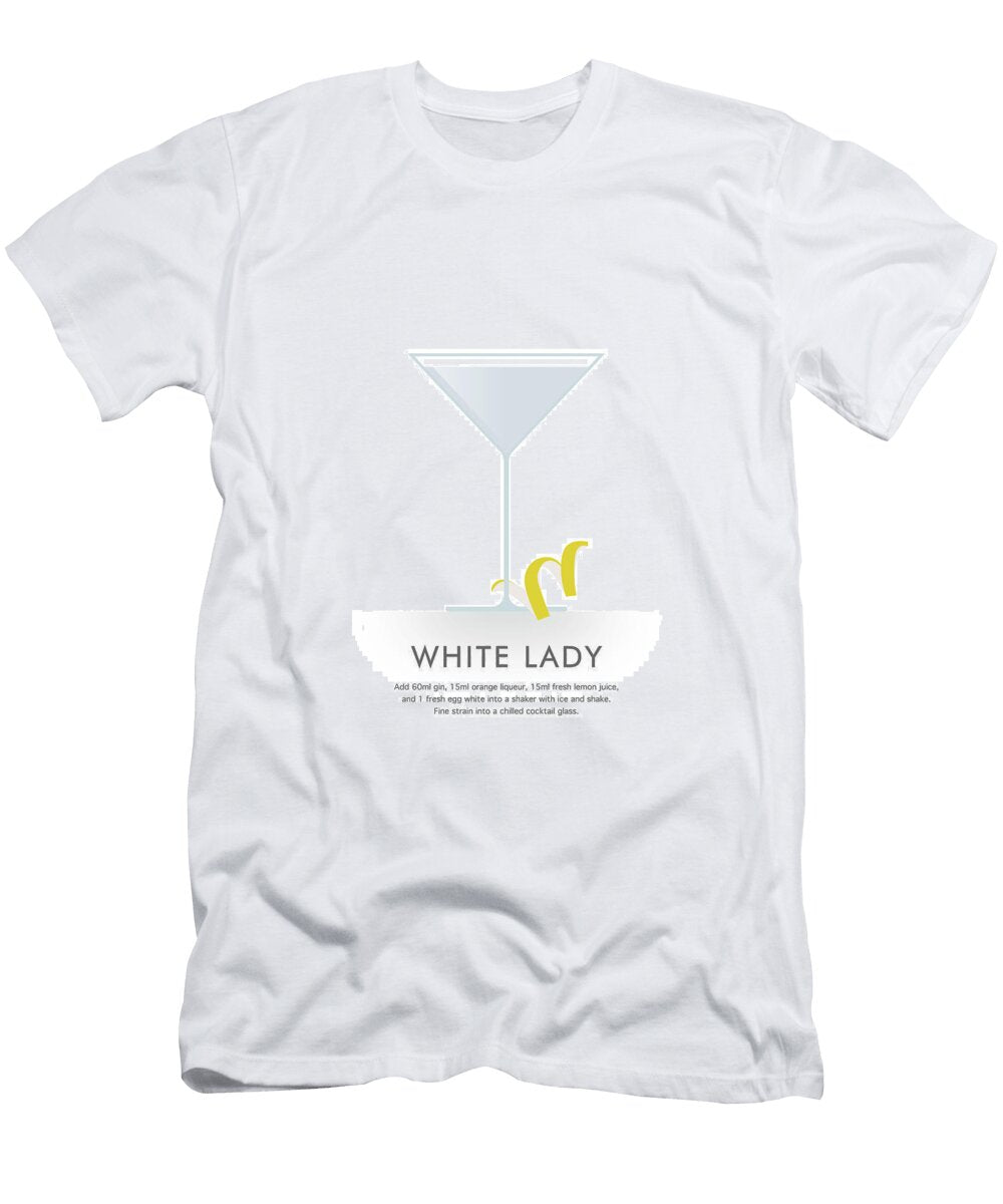 White Lady Cocktail Dennson Creative T-Shirt