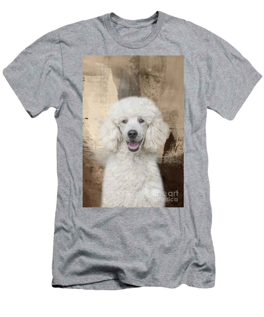 White Poodle 02 Elisabeth Lucas T-Shirt