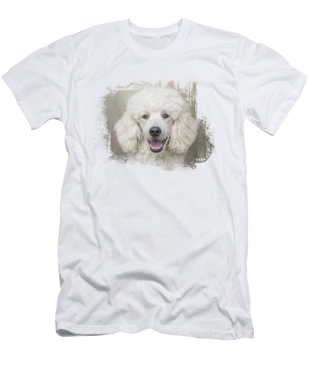White Poodle Elisabeth Lucas T-Shirt
