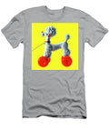 White Poodle on Wheels Csa Images T-Shirt