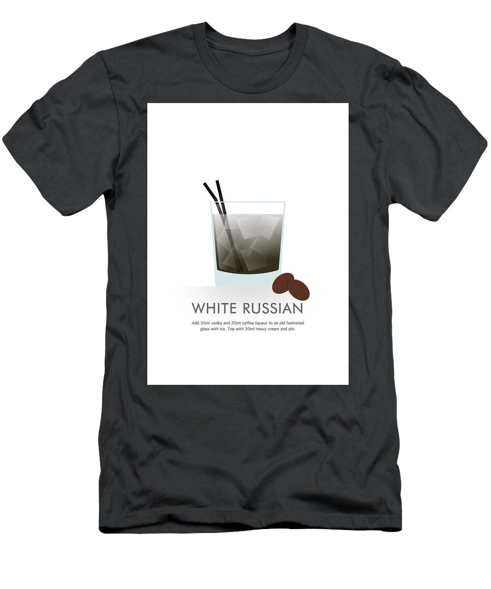White Russian Cocktail Dennson Creative T-Shirt