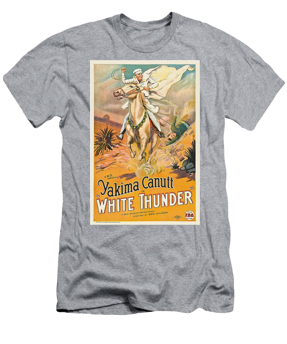 White Thunder 1925 Original Movie Poster T-Shirt