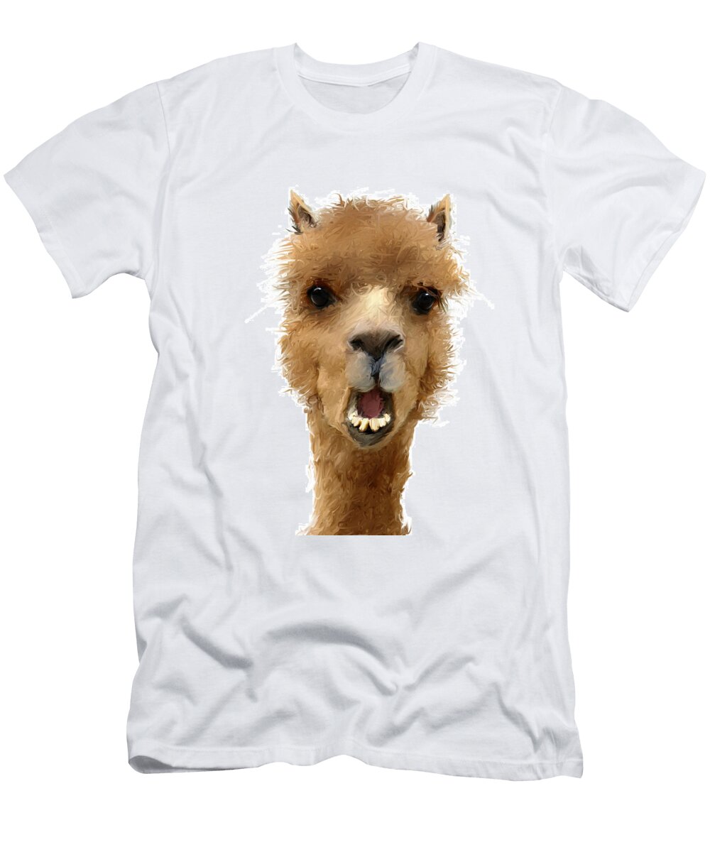 Who You Callin an Alpaca Brenda Leedy T-Shirt