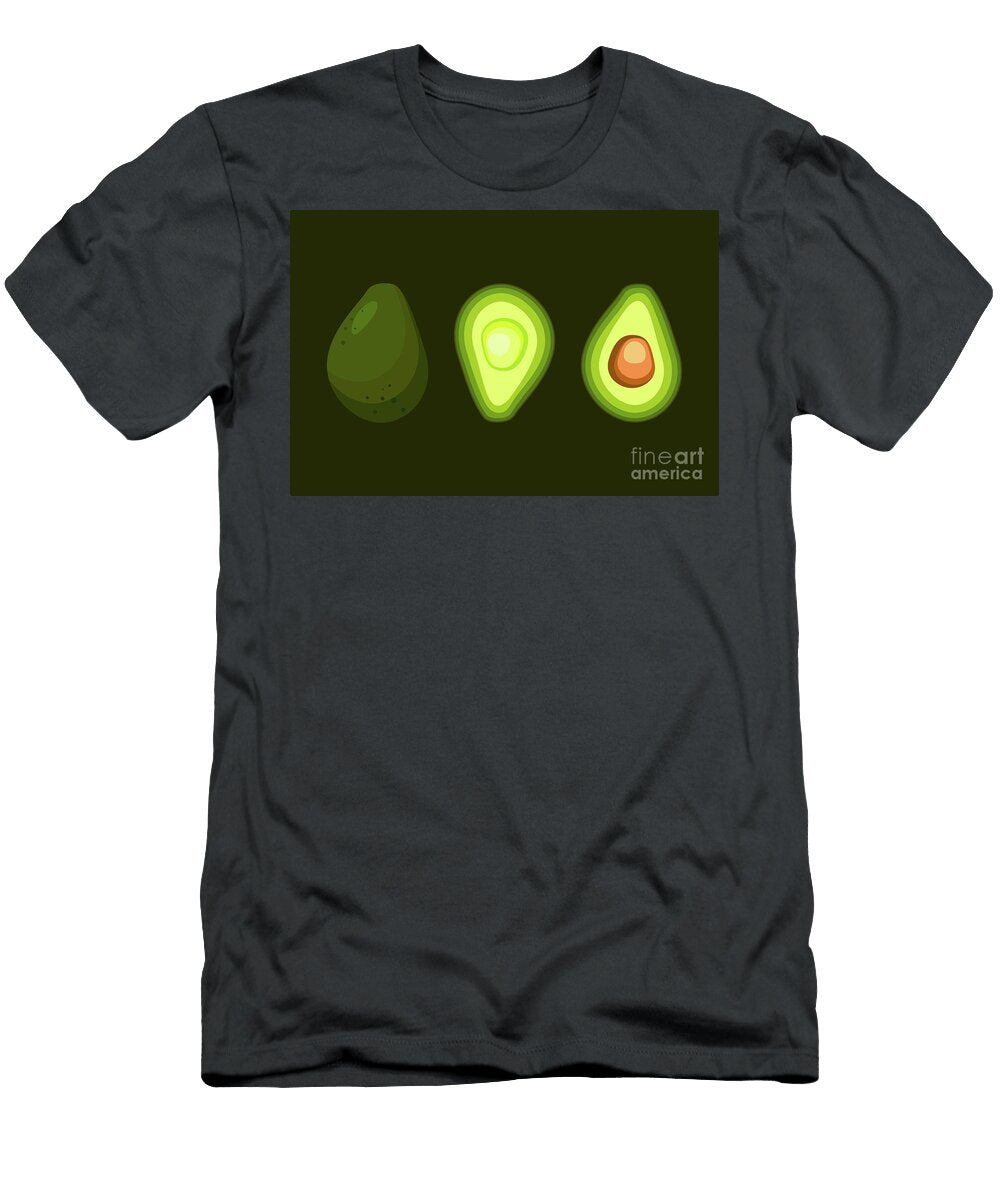 Whole and Half Avocados Jane Rix T-Shirt