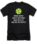 Whose Serve Whats the Score Funny Pickleball Jane Keeper T-Shirt