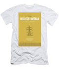 Wichita Lineman Glen Campbell Minimalist Song Lyrics Greatest Hits of All Time 206 Design Turnpike T-Shirt
