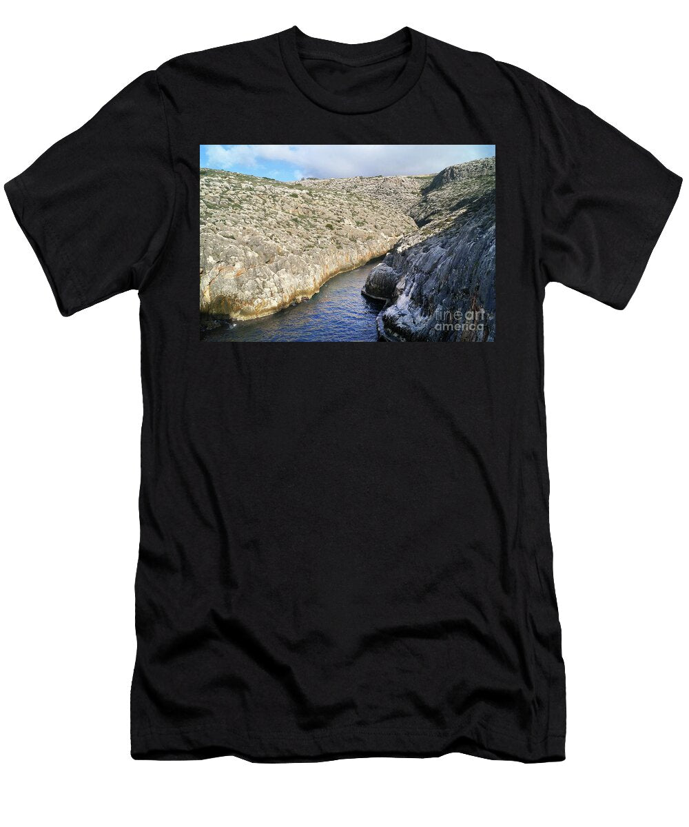 Wied Iz Zurrieq Coast Malta 1 Rudi Prott T-Shirt
