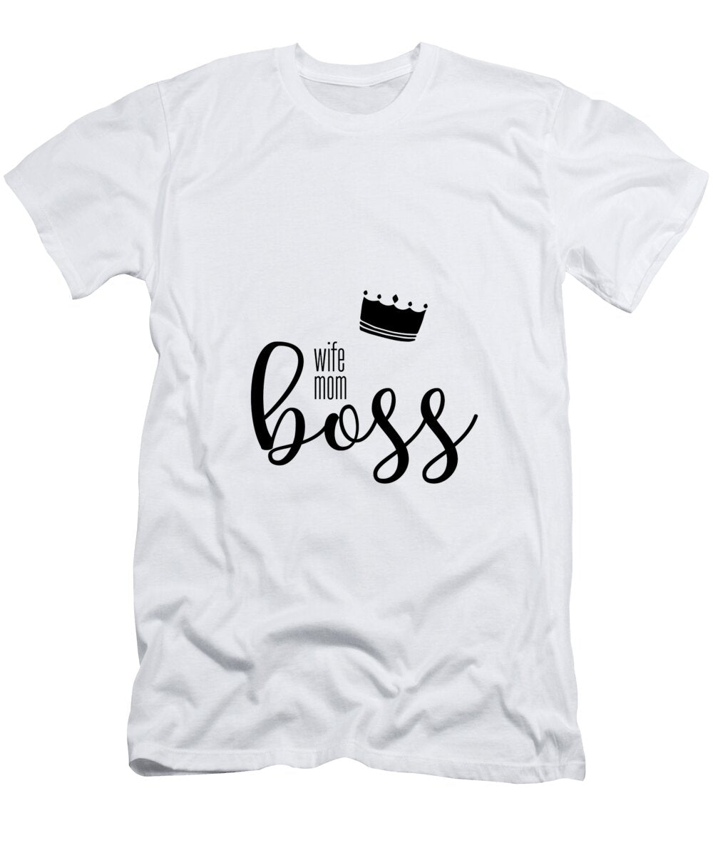 Wife Mom Boss Melanie Viola T-Shirt
