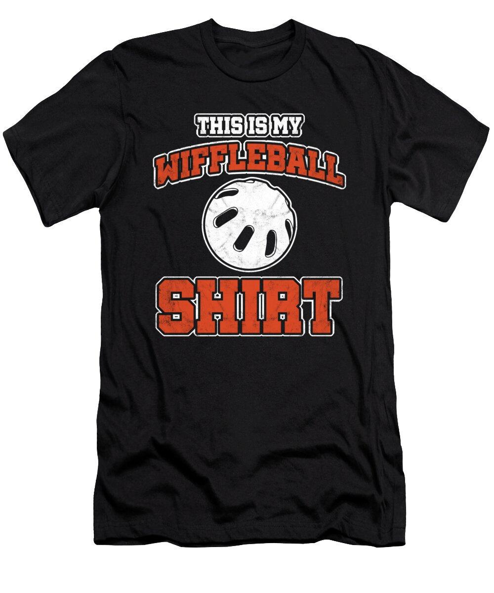 Wiffle Ball Player This Is My Wiffleball Wiffleball Team Coach Sports Gift Thomas Larch T-Shirt