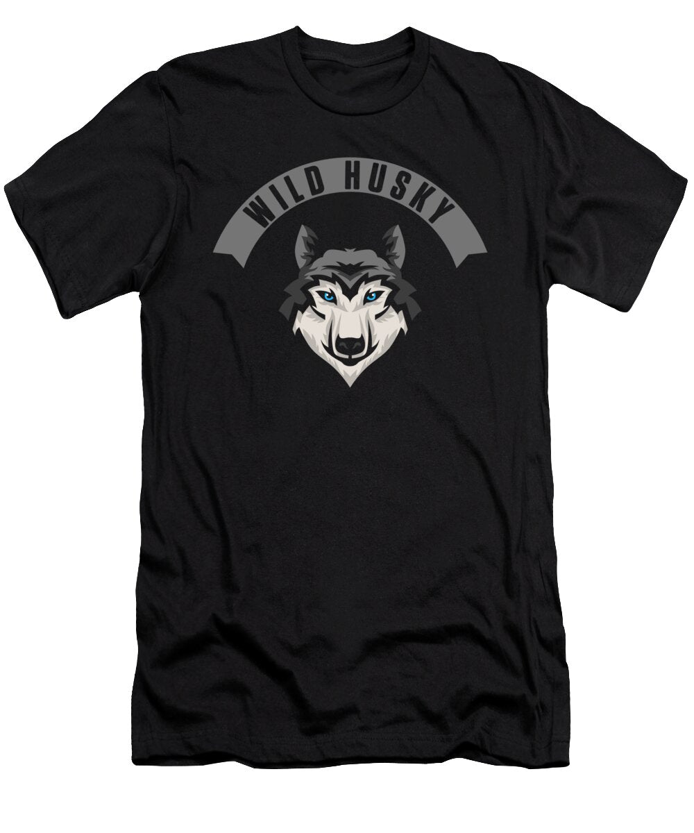 Wild Husky Siberian Dog Lover Pet Owner Huskies Gift Thomas Larch T-Shirt