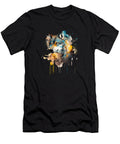 Wild Wolf Watercolor Portrait Heidi Joyce T-Shirt