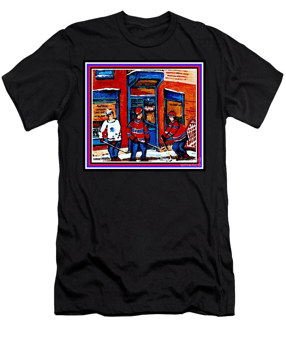 Wilenskys Hockey Art Posters Prints Cards Originals Commission Montreal Paintings Contact C Spandau Carole Spandau T-Shirt