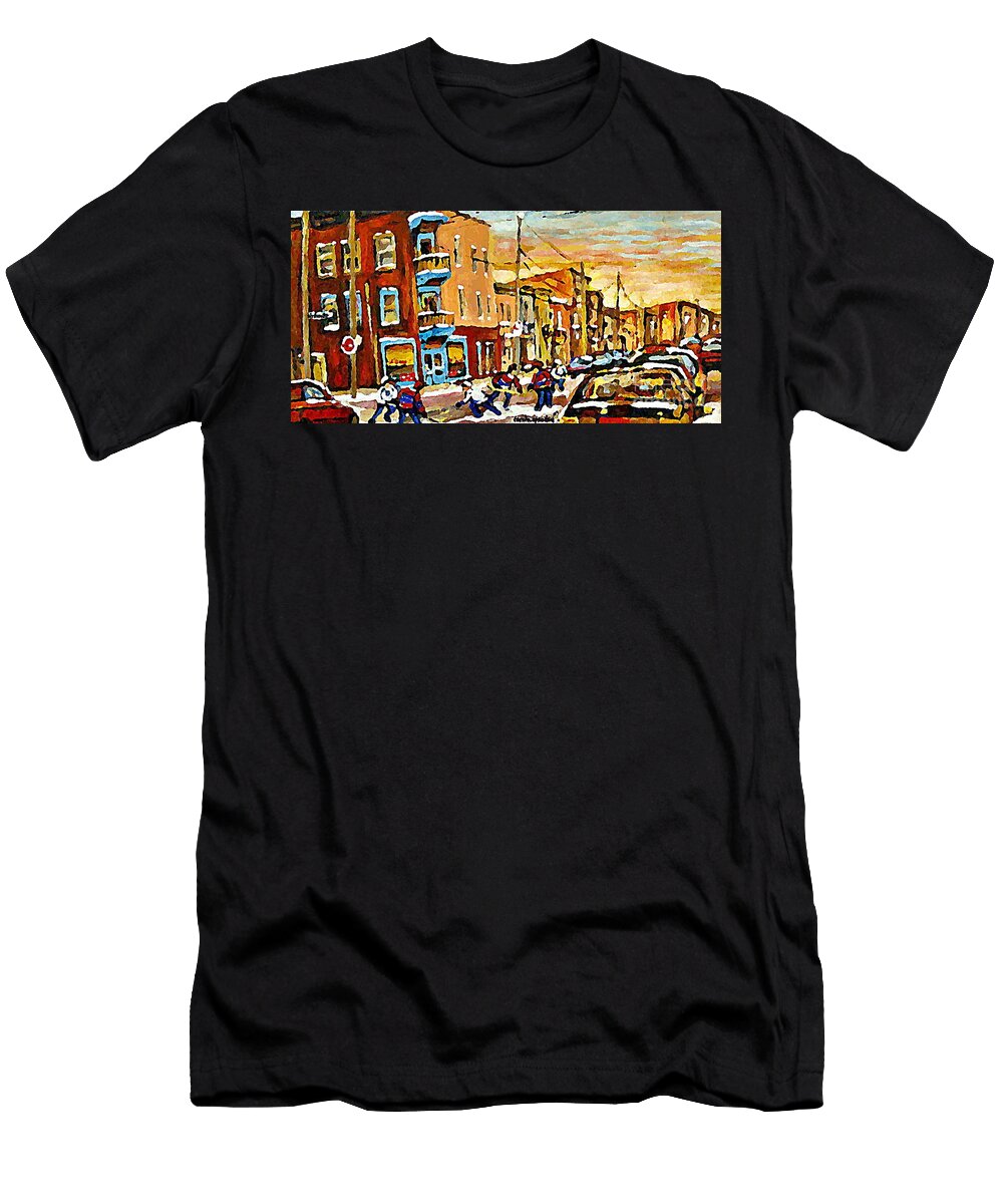 Wilenskys Hockey Paintings Montreal Commissions Originals Prints Contact Artist Carole Spandau Carole Spandau T-Shirt