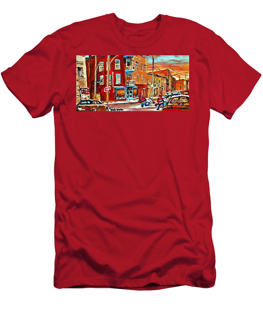 Wilenskys Paintings Hockey Art Prints Originals Commissions Contact Popular Montreal Artist Cspandau Carole Spandau T-Shirt