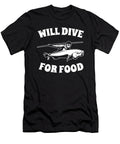 Will Dive for Food Spearfishing Design Jan Deelmann T-Shirt