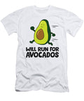 Will Run for Avocado Funny Avocado Running Eq Designs T-Shirt