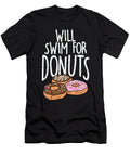 Will Swim for Donuts Gift David Schuele Art T-Shirt