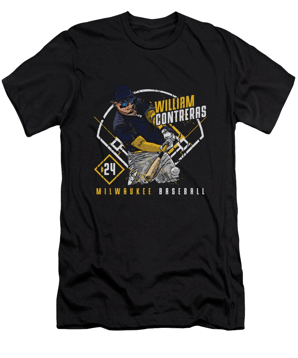 William Contreras Milwaukee Bucks Ballpark Ihsan Sirin T-Shirt