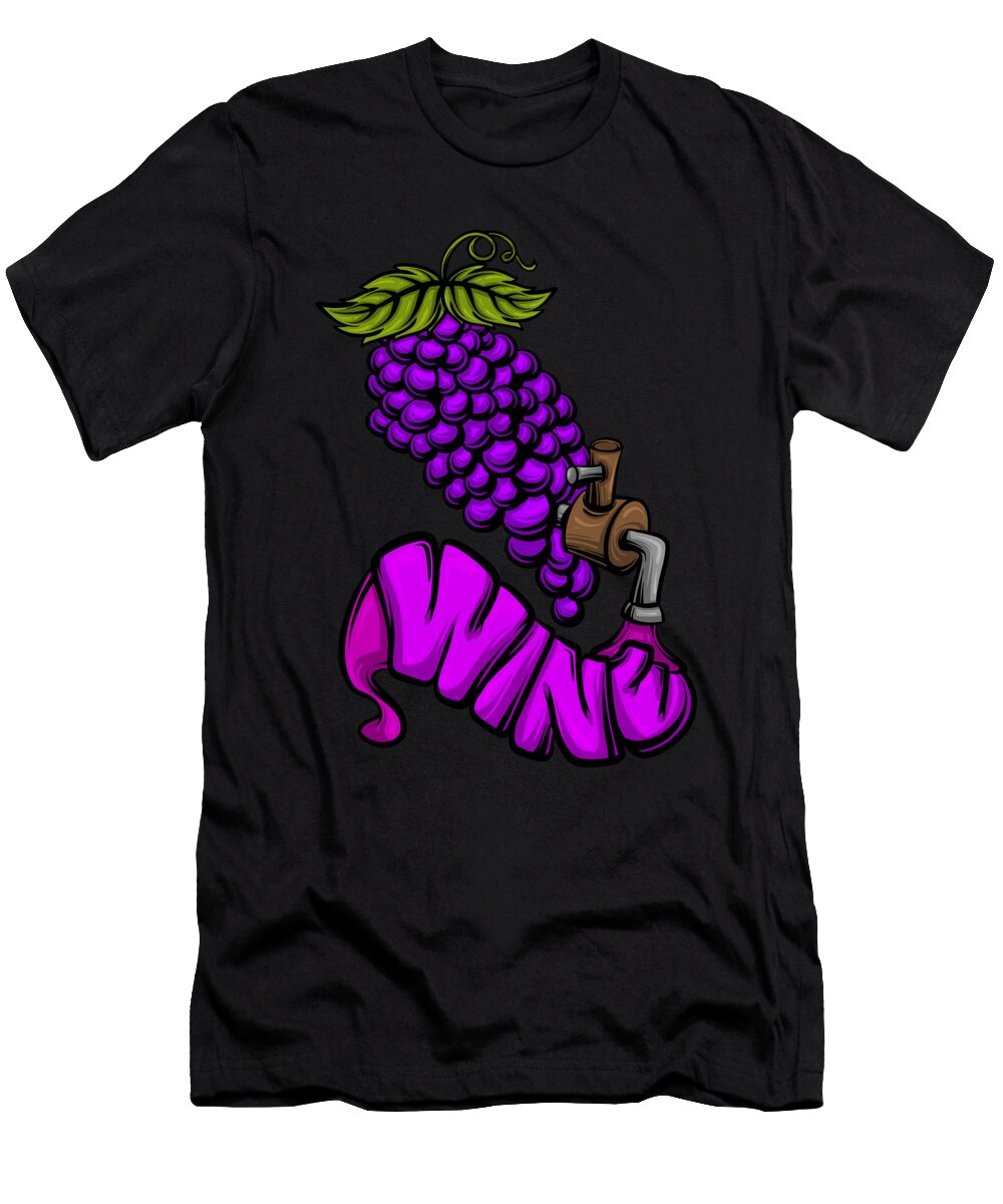Wine Drinker Grape Wine Lover Colorfulsnow T-Shirt