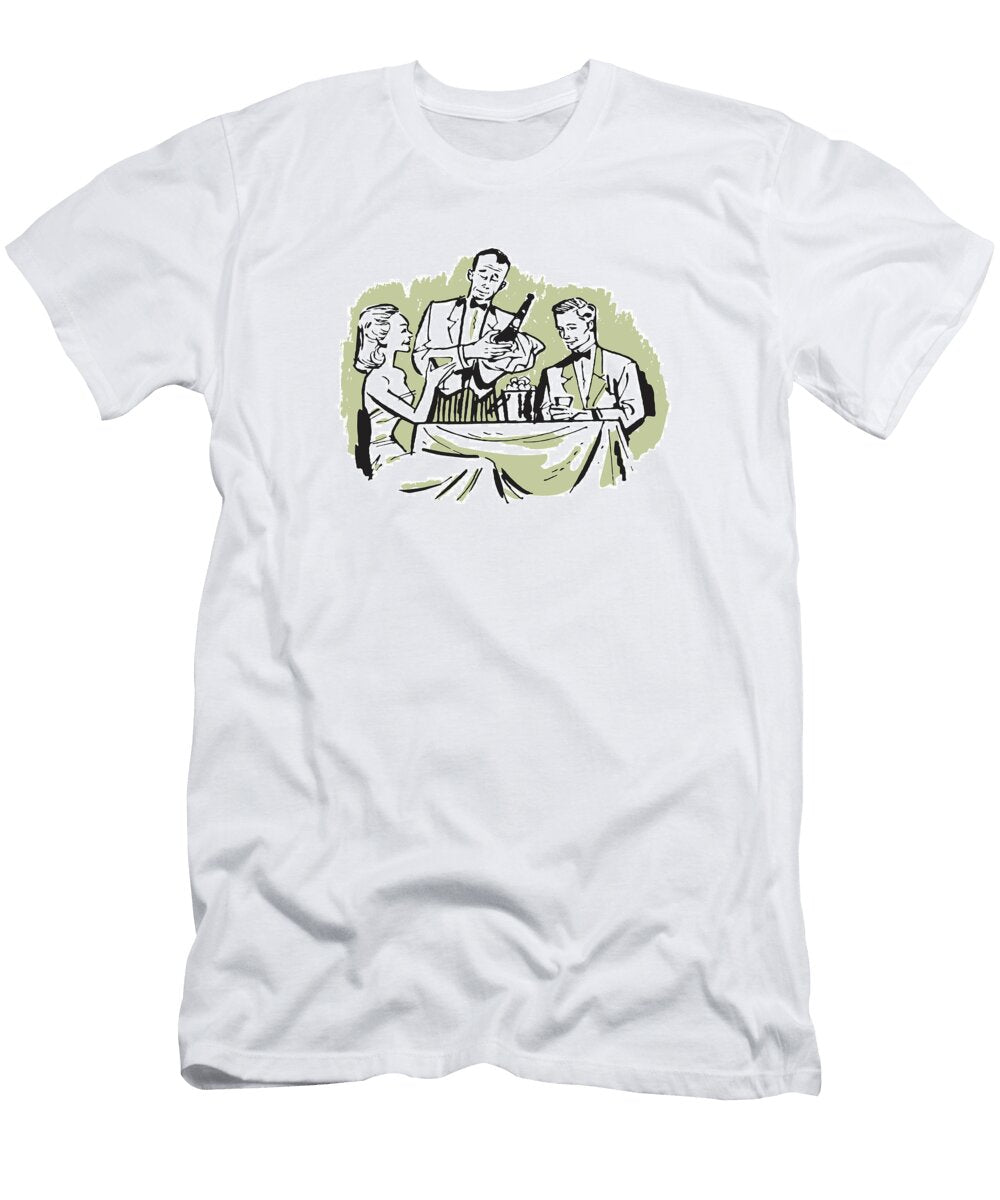 Wine Service At Fancy Restaurant Csa Images T-Shirt