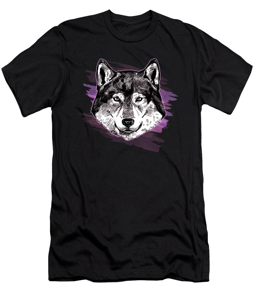 Wolf Arctic Art Animal Lover Gift Idea Haselshirt T-Shirt
