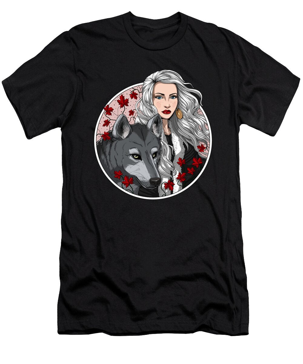 Wolf Shaman Nikolay Todorov T-Shirt