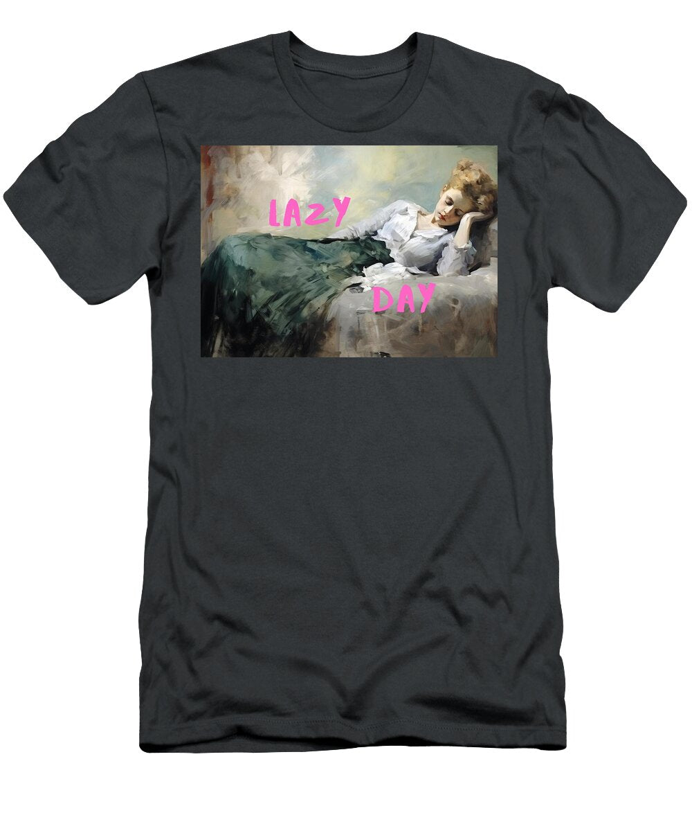 Woman Resting on Couch Go Girl Art T-Shirt