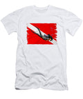 Woman Scuba Diver Down Dive Flag Macdonald Creative Studios T-Shirt