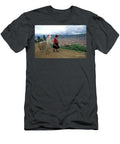 Woman with Her Alpaca M1 Historic Illustrations T-Shirt