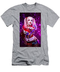 Woman with Pigtails Blows Kiss in Comic Costume Matcha Coffe T-Shirt