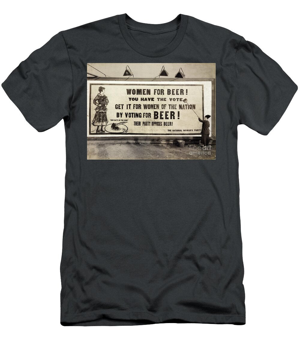 Women for Beer Billboard Jon Neidert T-Shirt