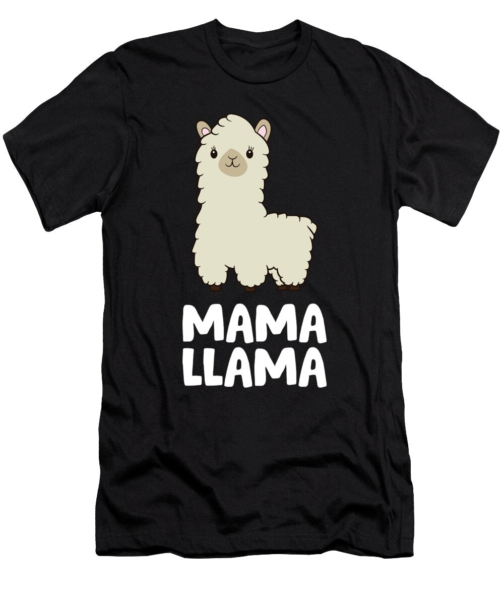 Women Llama Mom Mama Llama Eq Designs T-Shirt