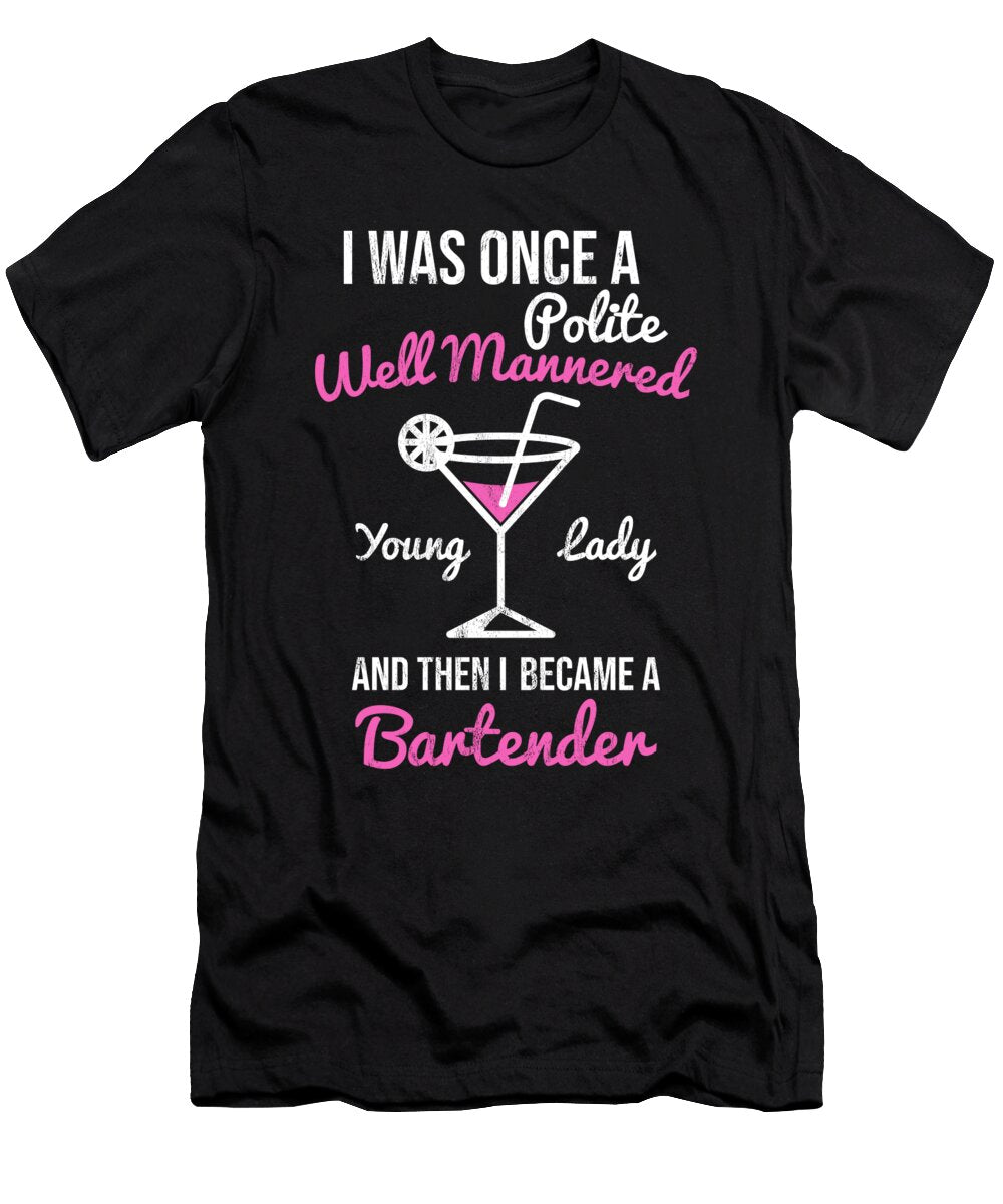 Womens Bartender S for Big Tips Noirty Designs T-Shirt