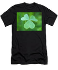Wood Sorrels Leaf with Morning Dew Iris Richardson T-Shirt